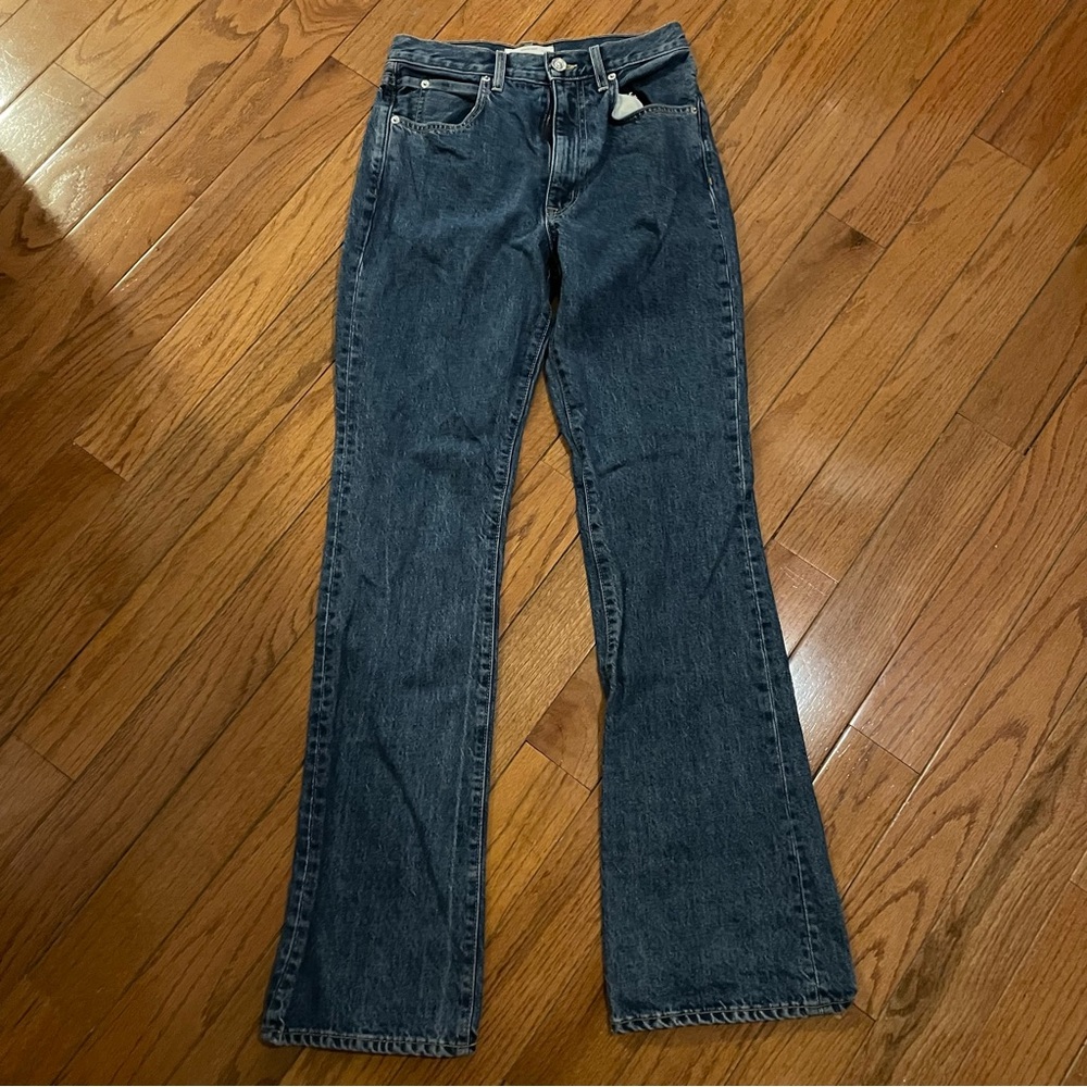 SLVRLAKE Dark Blue Flare Jeans